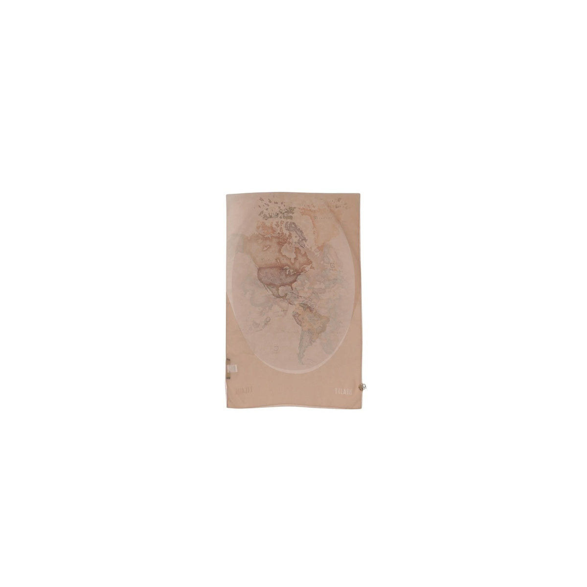 Image 1 : Écharpe Alviero Martini Prima Classe beige avec imprimé signature, dimensions 150x48cm — Delvale