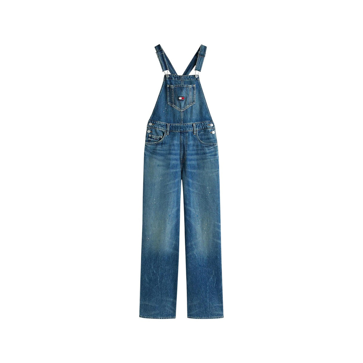 Image 1 : Survêtement Tommy Hilfiger Jeans femme bleu azur en coton organique, vue de face — Delvale
