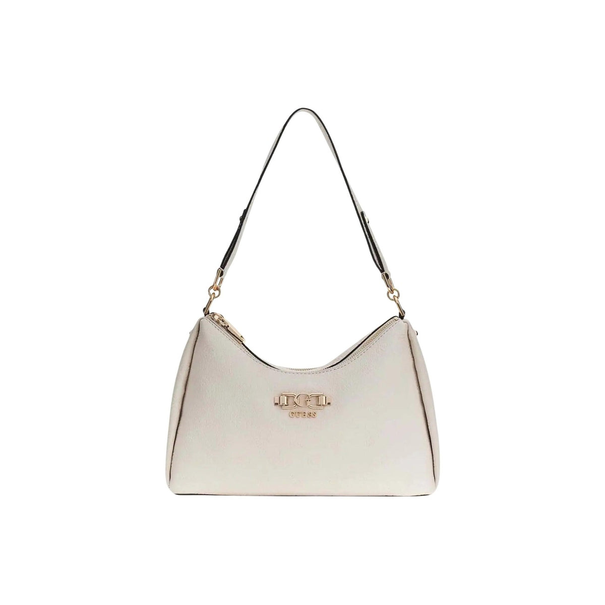 Image 3 : Détail fermeture éclair sac à main Guess femme beige en polyuréthane — delvale