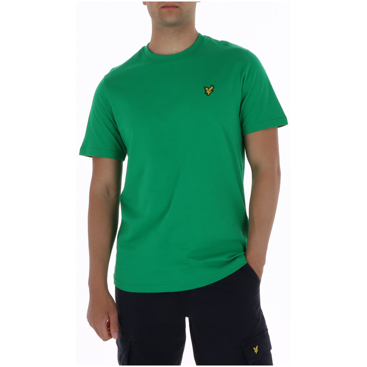 Image 22 : Détail ourlet t-shirt blanc Lyle & Scott homme — Delvale