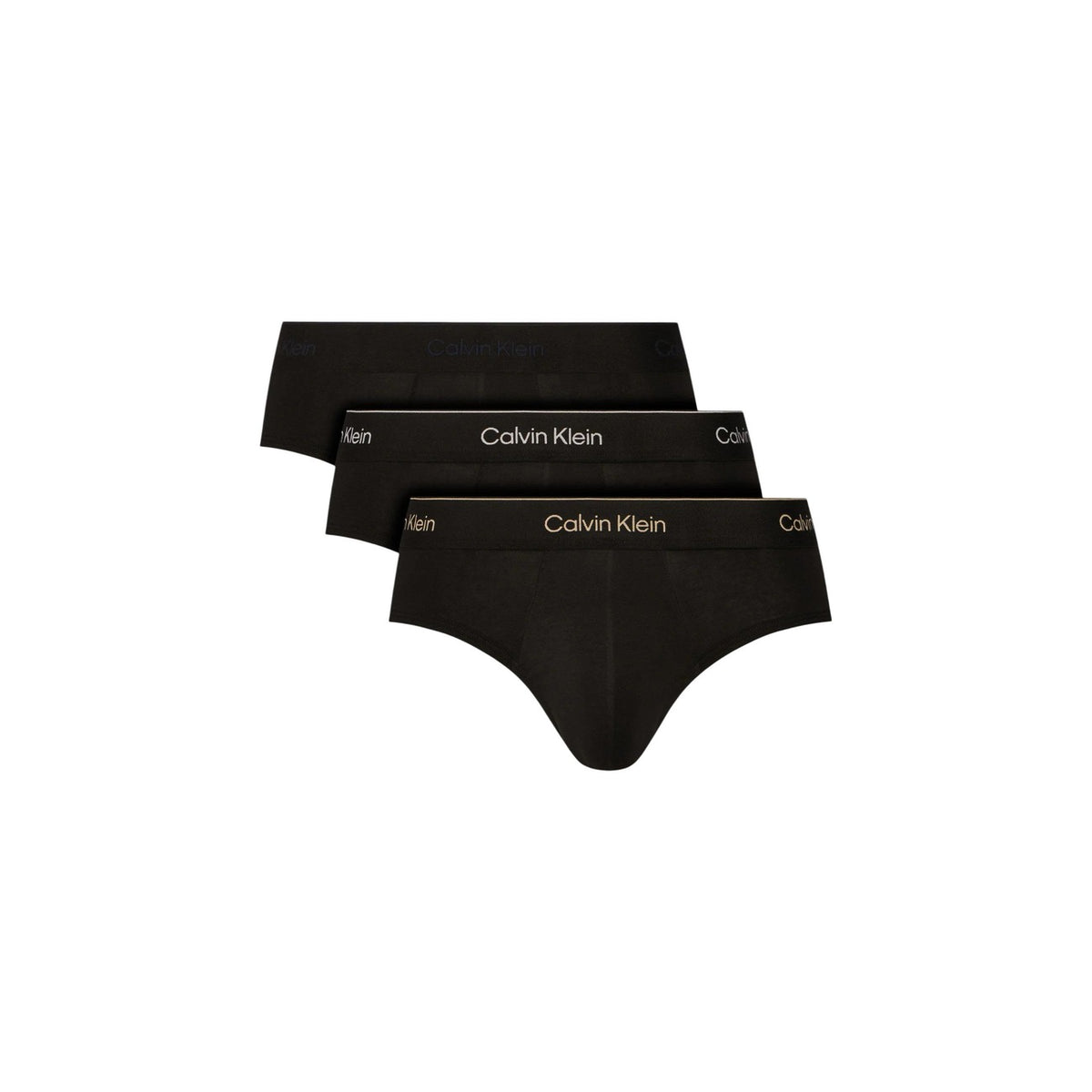 Image 8 : Packaging et présentation du lot de 3 slips Calvin Klein Underwear homme noirs — Delvale