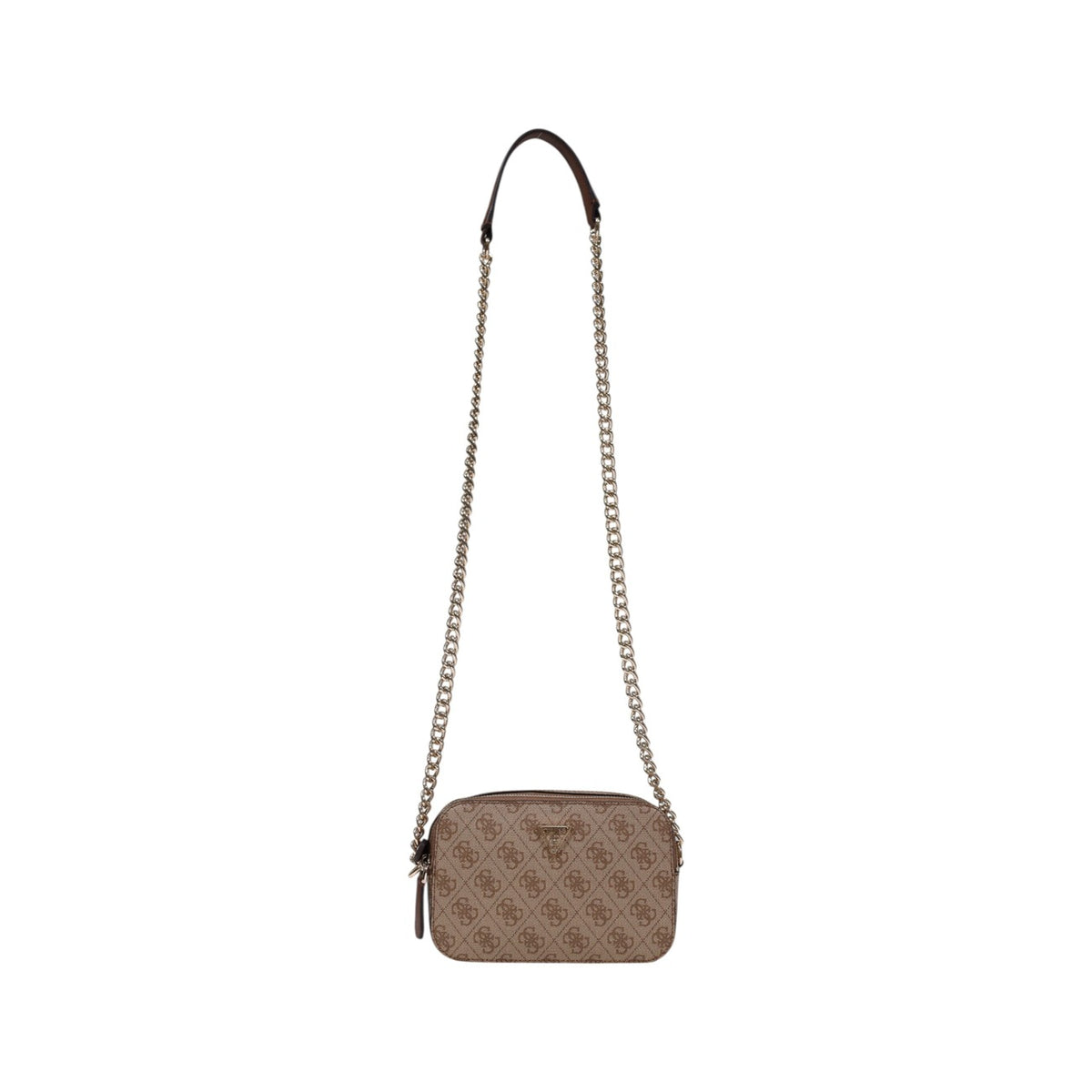 Image 1 : Sac bandoulière Guess marron femme avec fermeture éclair, vue de face — Delvale