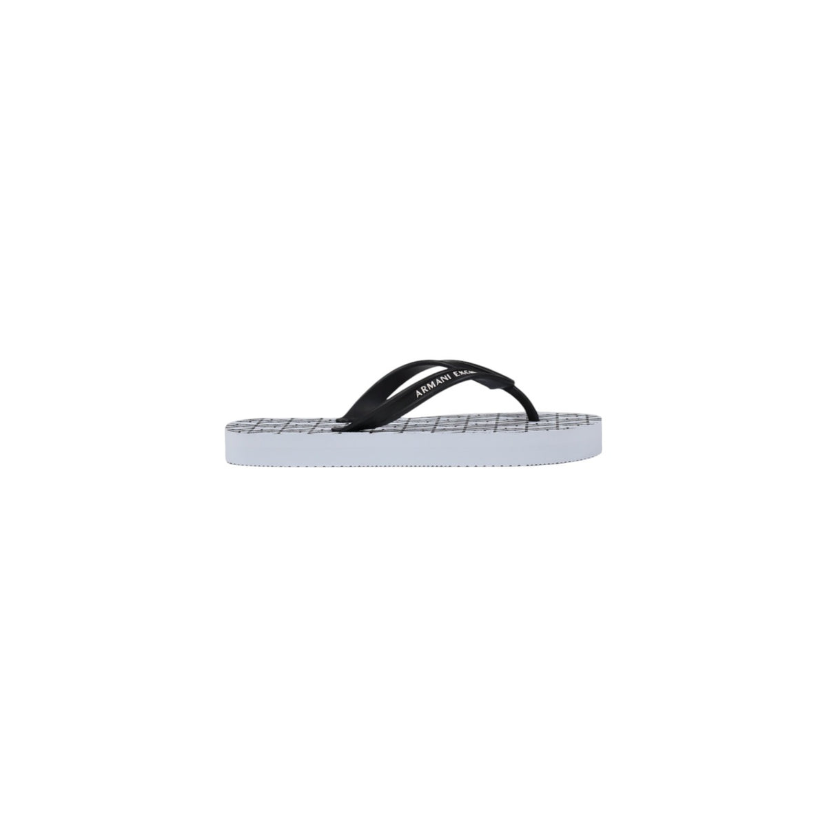 Image 4 : Tongs estivales Armani Exchange femme noires, design minimaliste italien — delvale