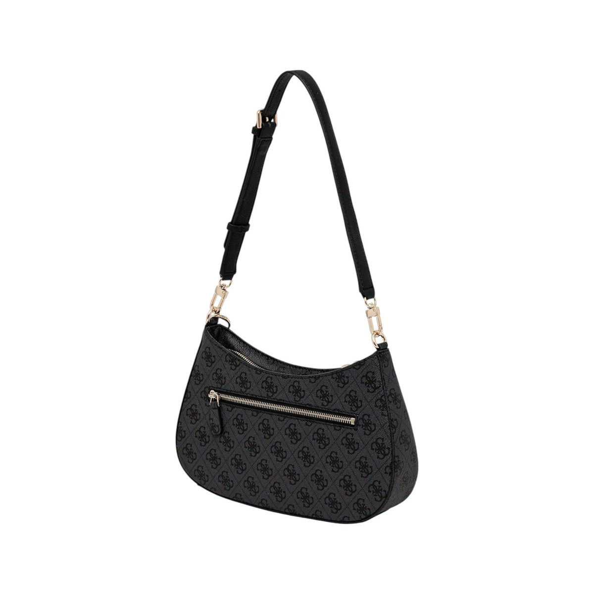 Image 3 : Vue latérale du sac à main Guess gris avec logo signature — delvale