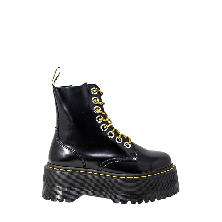 Image 1 : Bottes Dr. Martens Jadon femme noire à plateforme avec lacets — delvale