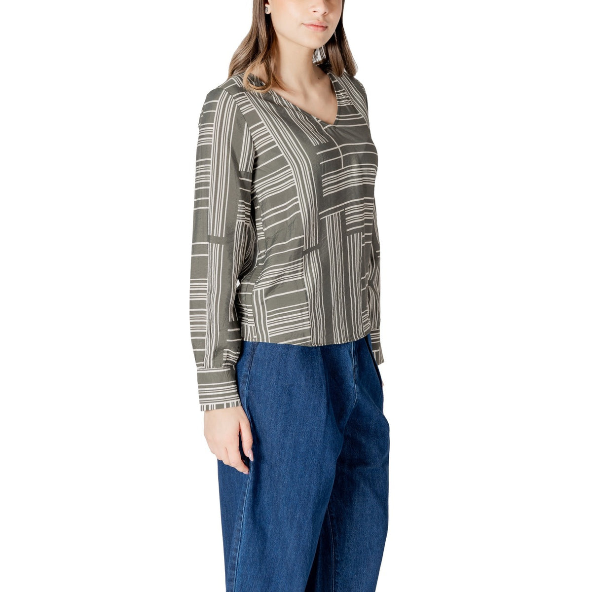 Image 3 : Blouse femme verte Jacqueline De Yong style décontracté élégant — delvale
