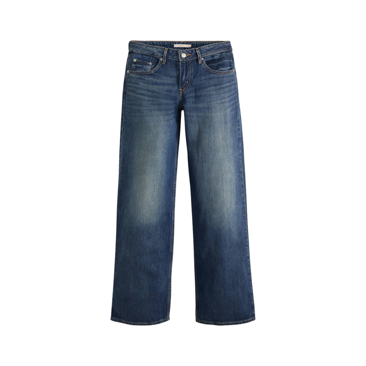 Image 2 : Détail du jeans Levis® femme bleu délavé en coton lyocell — delvale