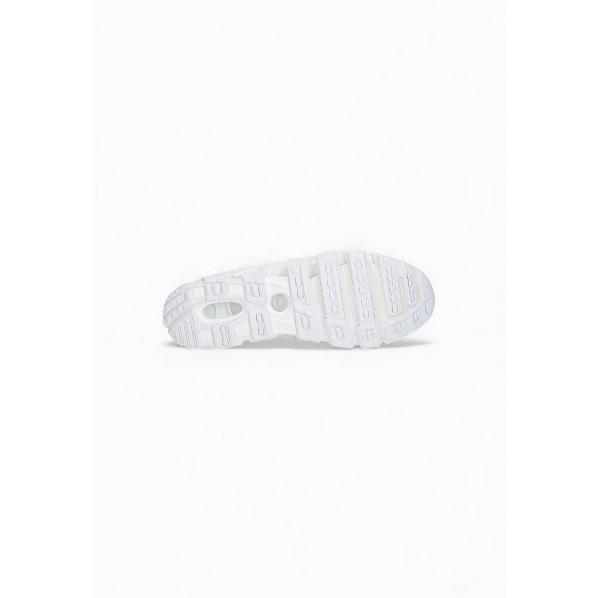 Image 4 : Paire de baskets Adidas Originals homme blanches posée sur fond blanc, silhouette basse épurée et semelle ajourée signature — Delvale