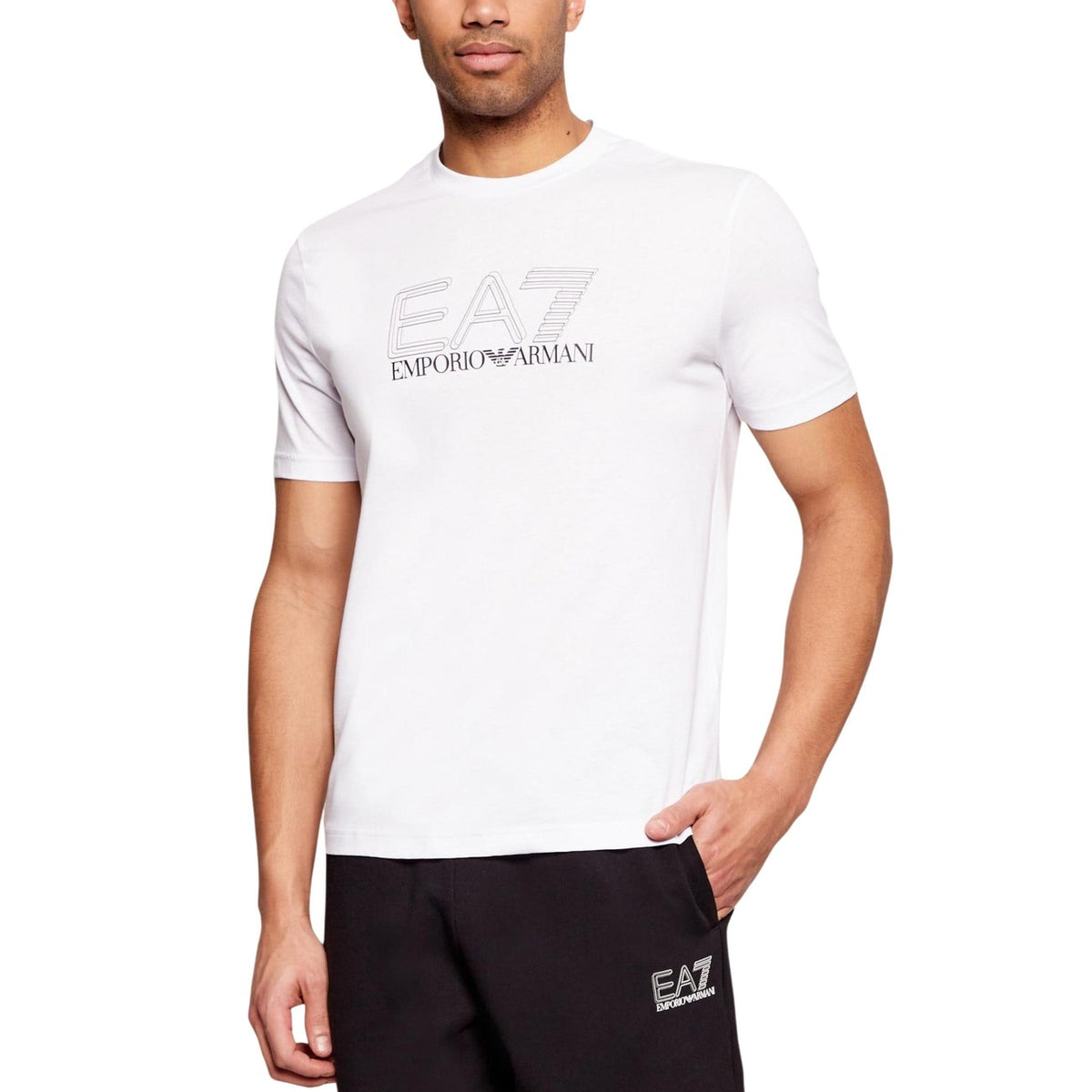 Image 6 : Style casual t-shirt Ea7 noir homme manches courtes — Delvale