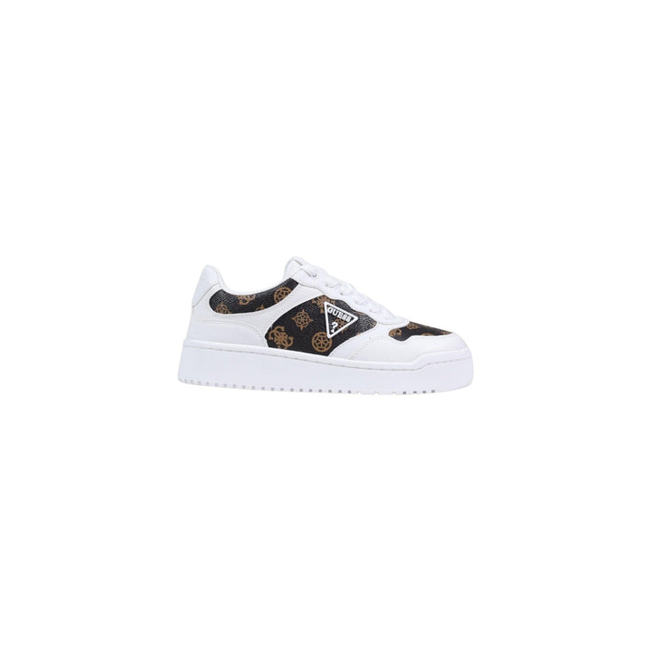 Image 1 : Baskets Guess femme marron à lacets style urbain chic sur fond neutre — delvale