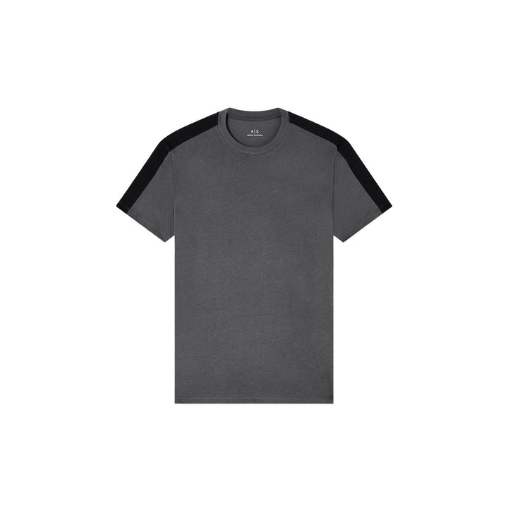 Image 1 : T-shirt Armani Exchange homme vert en coton, vue de face — Delvale