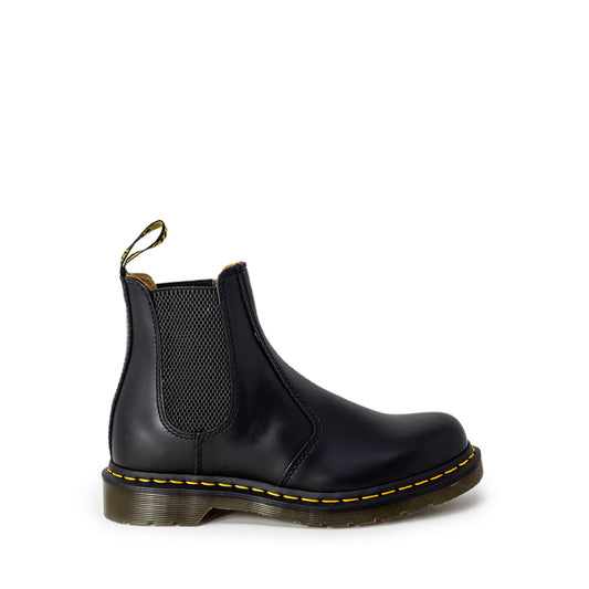 Botte Dr. Martens 2976 noire pour homme, profil latéral, style Chelsea noir