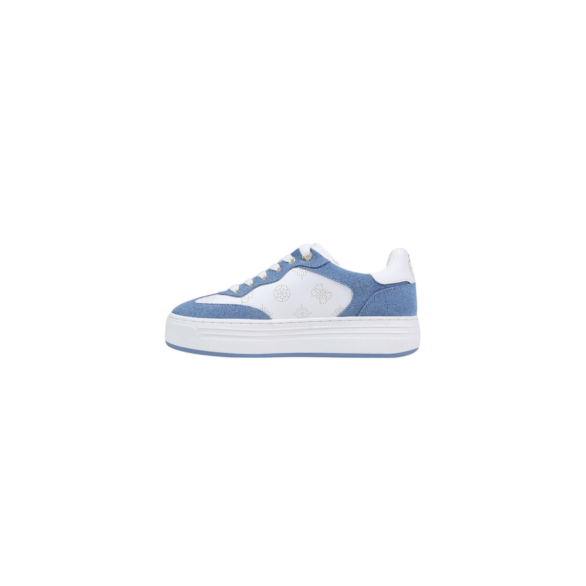 Image 3 : Baskets femme Guess bleues vue de trois quarts — delvale
