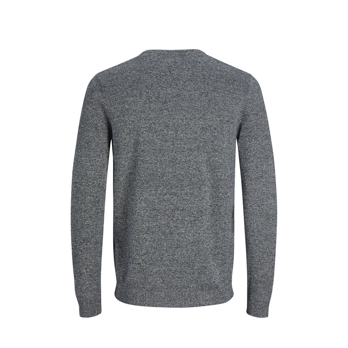 Image 2 : Vue de face pull Jack & Jones homme bleu col rond coton — delvale