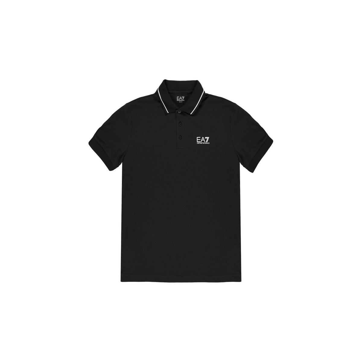 Image 4 : Polo Ea7 blanc homme porté, style casual chic italien — Delvale