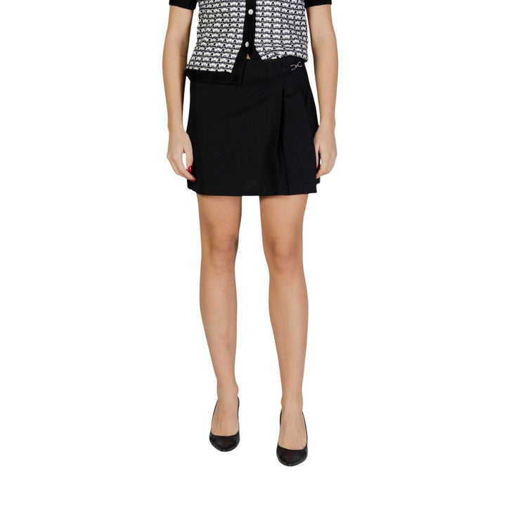 Image 1 : Jupe noire Only avec fermeture zippée moderne pour femme — delvale