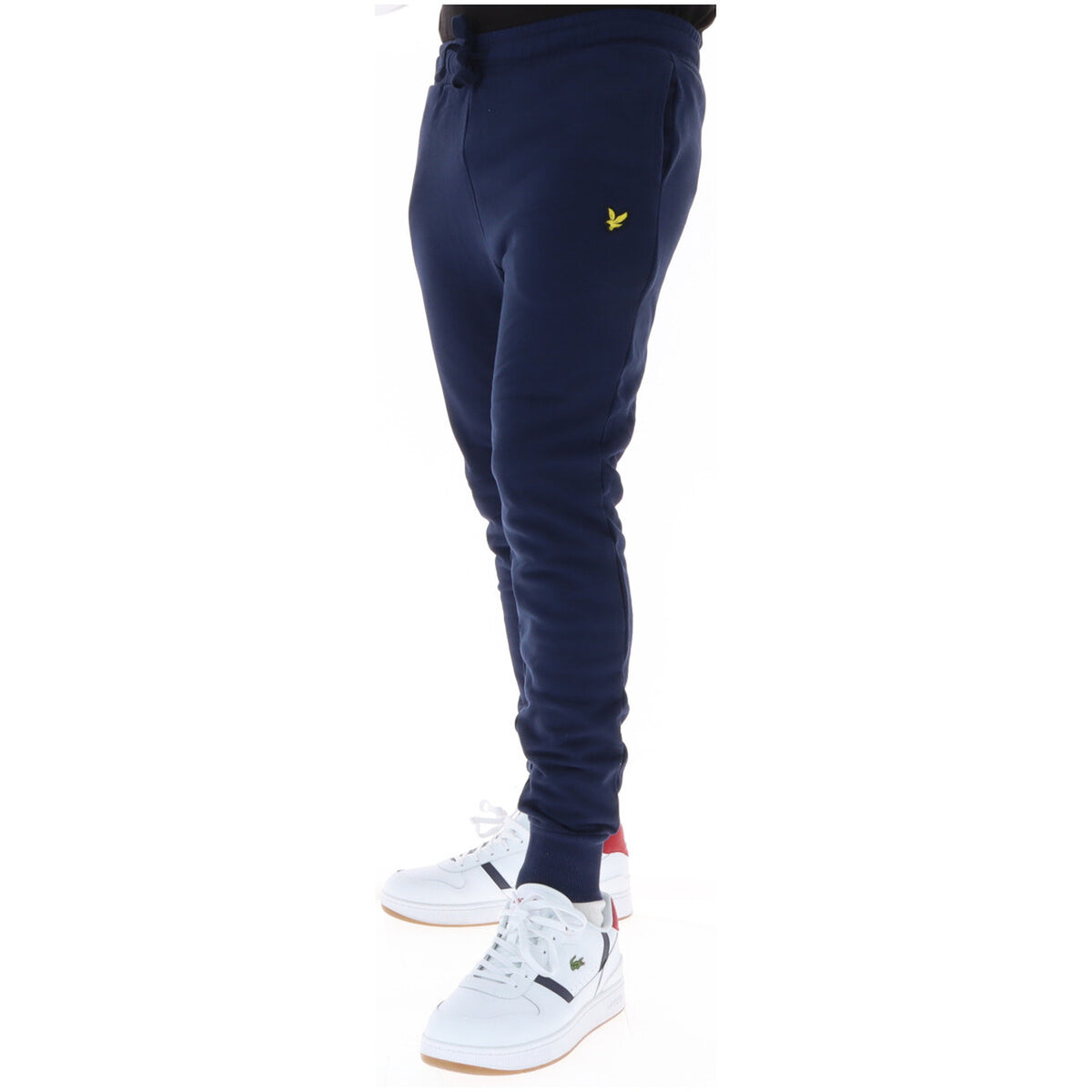 Image 3 : Pantalon Lyle & Scott homme bleu vue d'ensemble avec poches frontales — Delvale