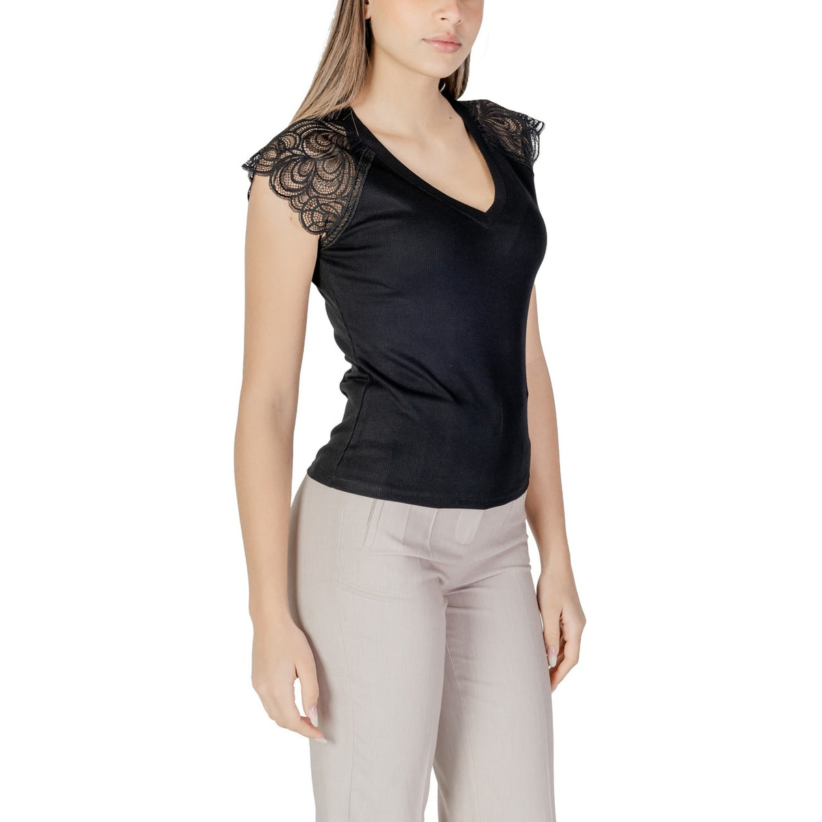 Image 3 : Vue arrière blouse femme noire Morgan De Toi sans manches — delvale