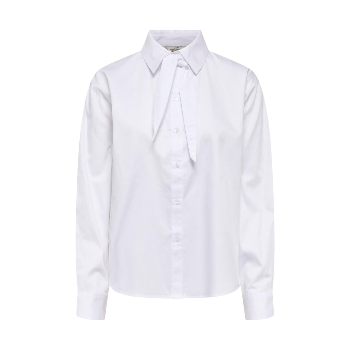 Image 3 : Chemise blanche Jacqueline De Yong manches longues, vue d'ensemble de la coupe féminine — delvale