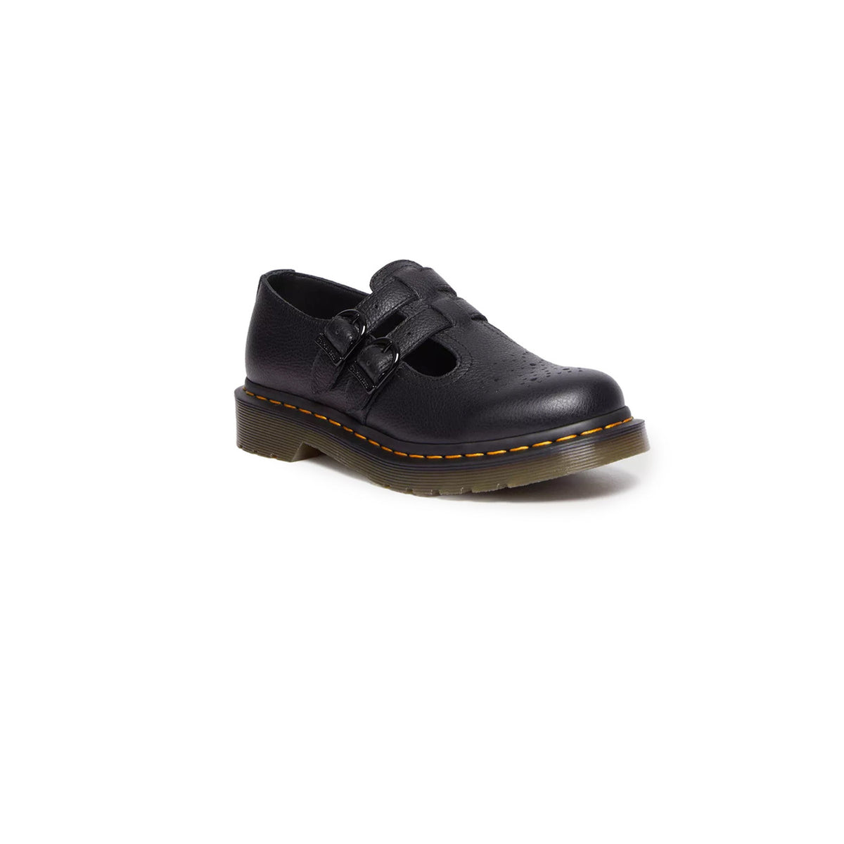 Image 3 : Dr. Martens 8065 Mary Jane derbies noires femme vue profil semelle AirWair — delvale