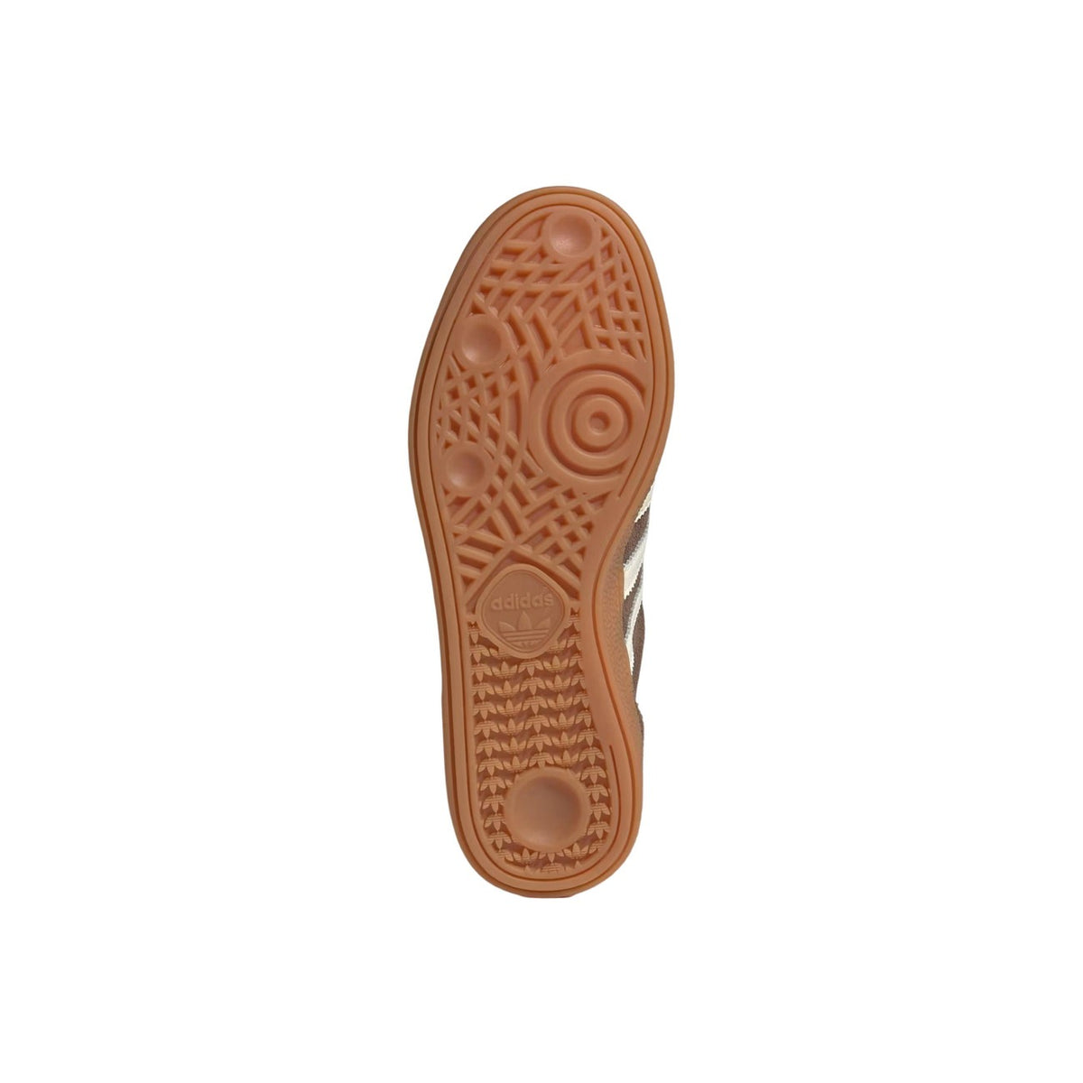 Image 2 : Adidas Originals Handball Spezial vue de trois quarts avant, détail lacets blancs et logo Spezial brodé — Delvale