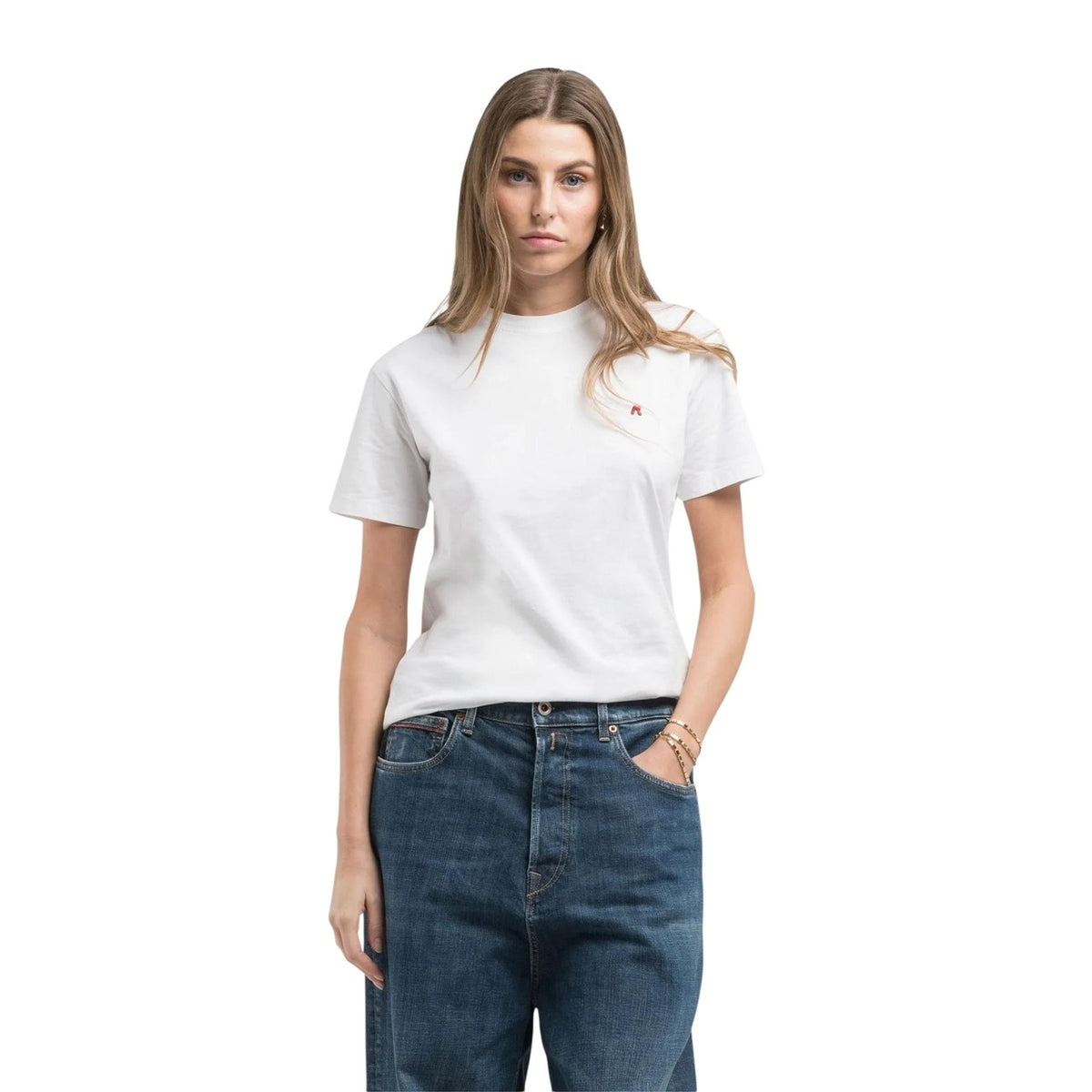Image 5 : T-shirt femme rose Replay style décontracté élégant manches courtes — delvale