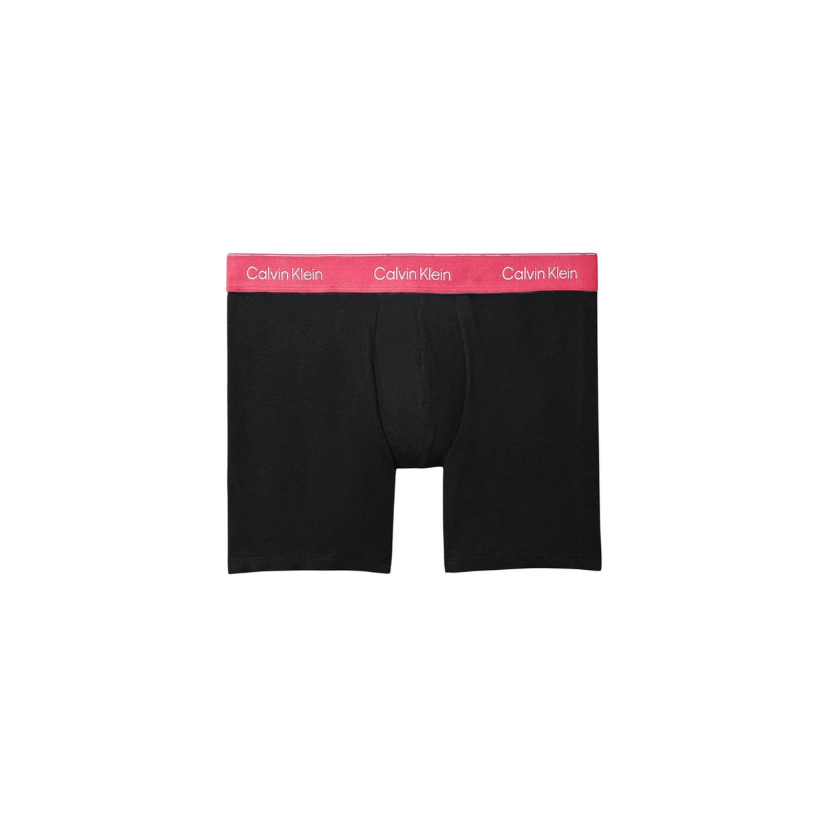 Image 3 : Lot de 3 caleçons Calvin Klein Underwear homme en coton stretch noir, superposés, vue d'ensemble — Delvale
