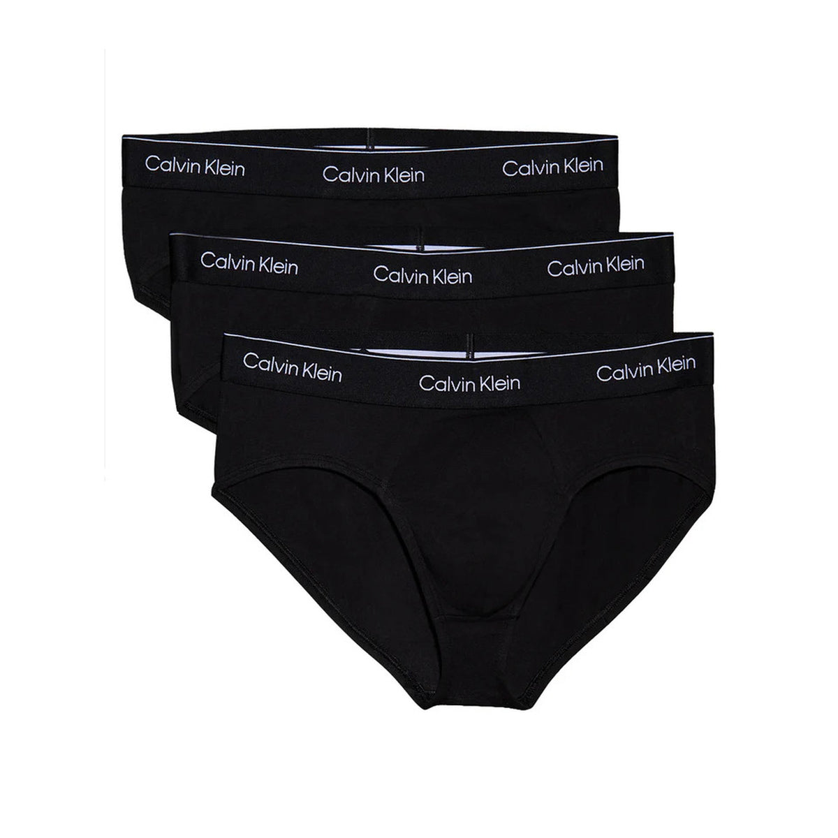 Image 4 : Boxer Calvin Klein homme gris en coton stretch, vue d'ensemble — Delvale