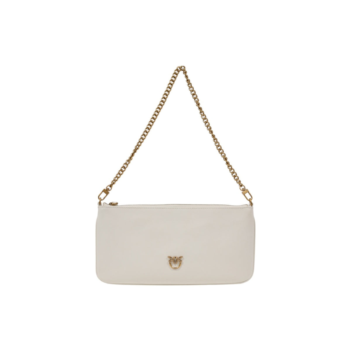 Image 1 : Sac Pinko femme blanc en cuir compact vue de face — delvale