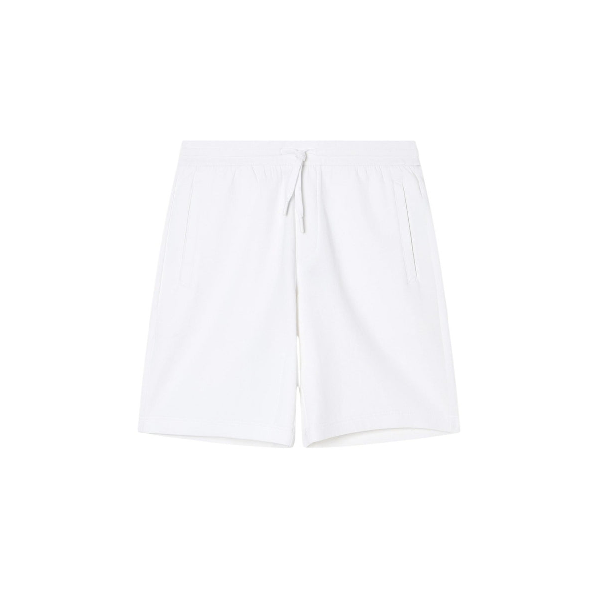 Bermuda Armani Exchange homme blanc coton élasthanne lacets – vue de face