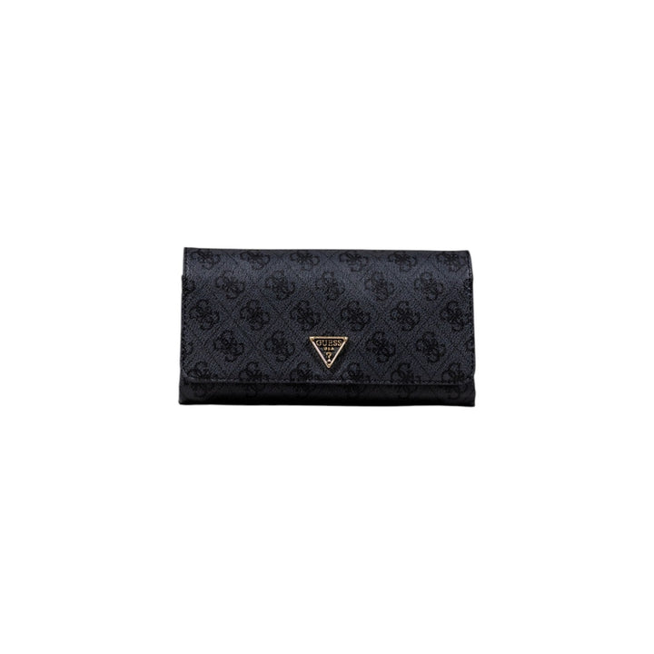 Image 1 : Sac bandoulière Guess femme noir avec imprimé logo iconique, format compact élégant — delvale