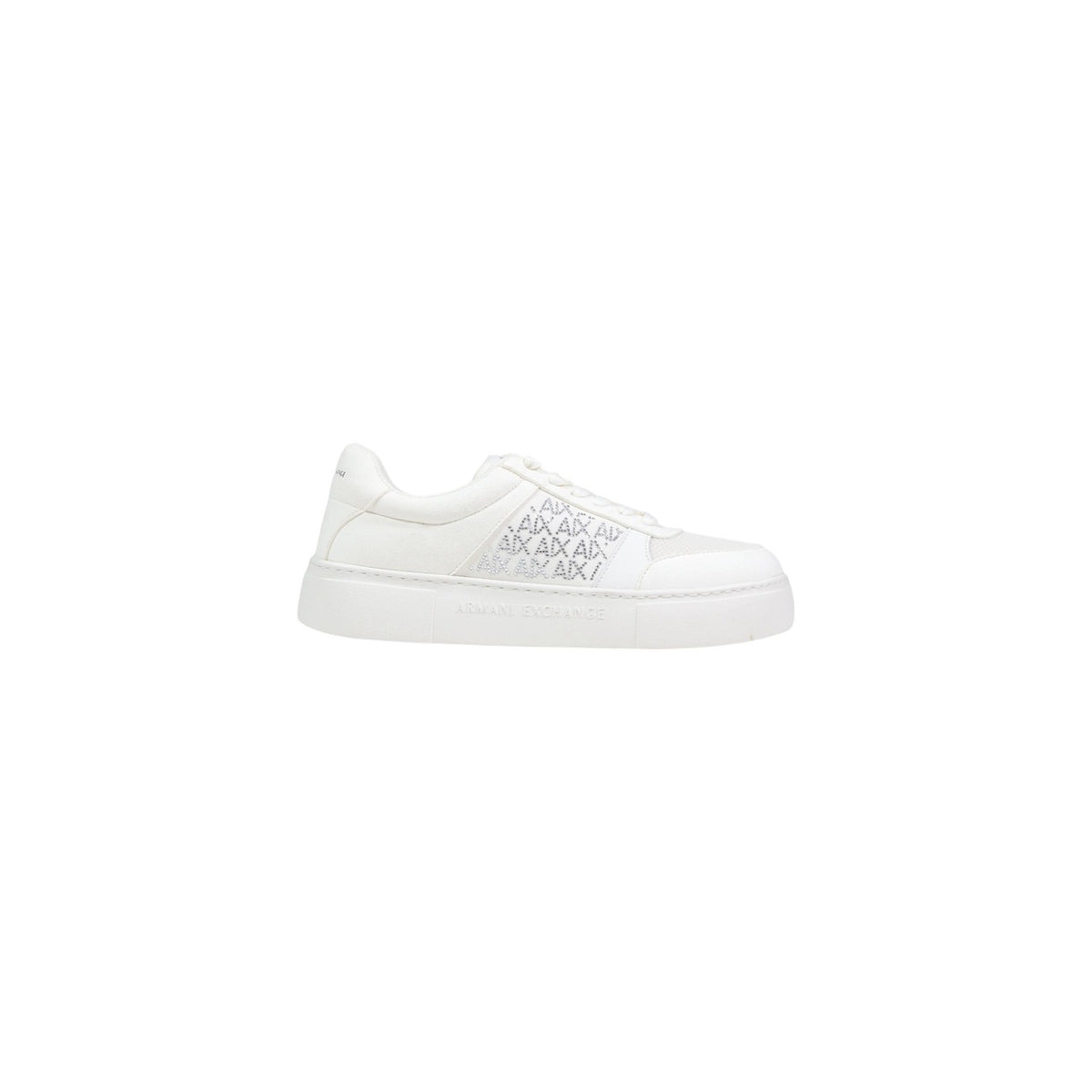 Image 4 : Baskets femme Armani Exchange beige rosé style urbain chic — delvale