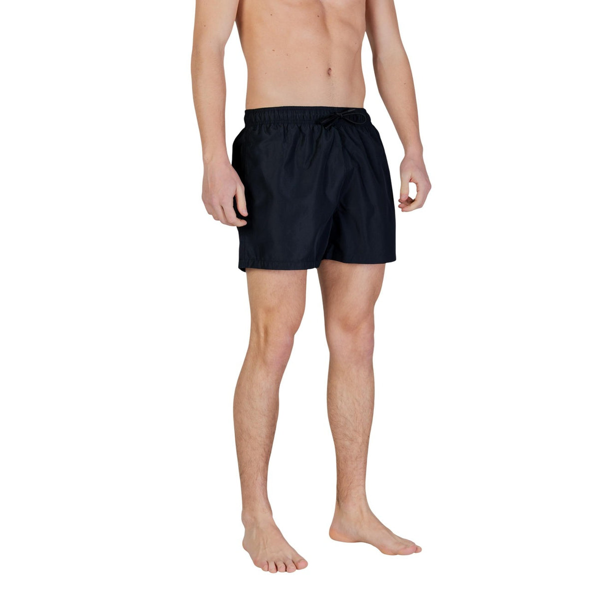 Image 3 : Vue de dos maillot de bain EA7 homme noir coupe moderne — Delvale
