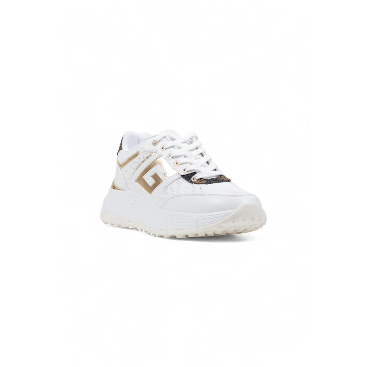Image 2 : Baskets Guess femme blanches urban style, détail de la plateforme — delvale