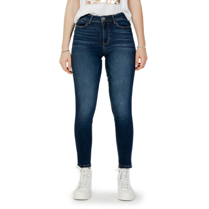 Image 1 : Jean femme Guess bleu coupe slim fit en denim premium — delvale