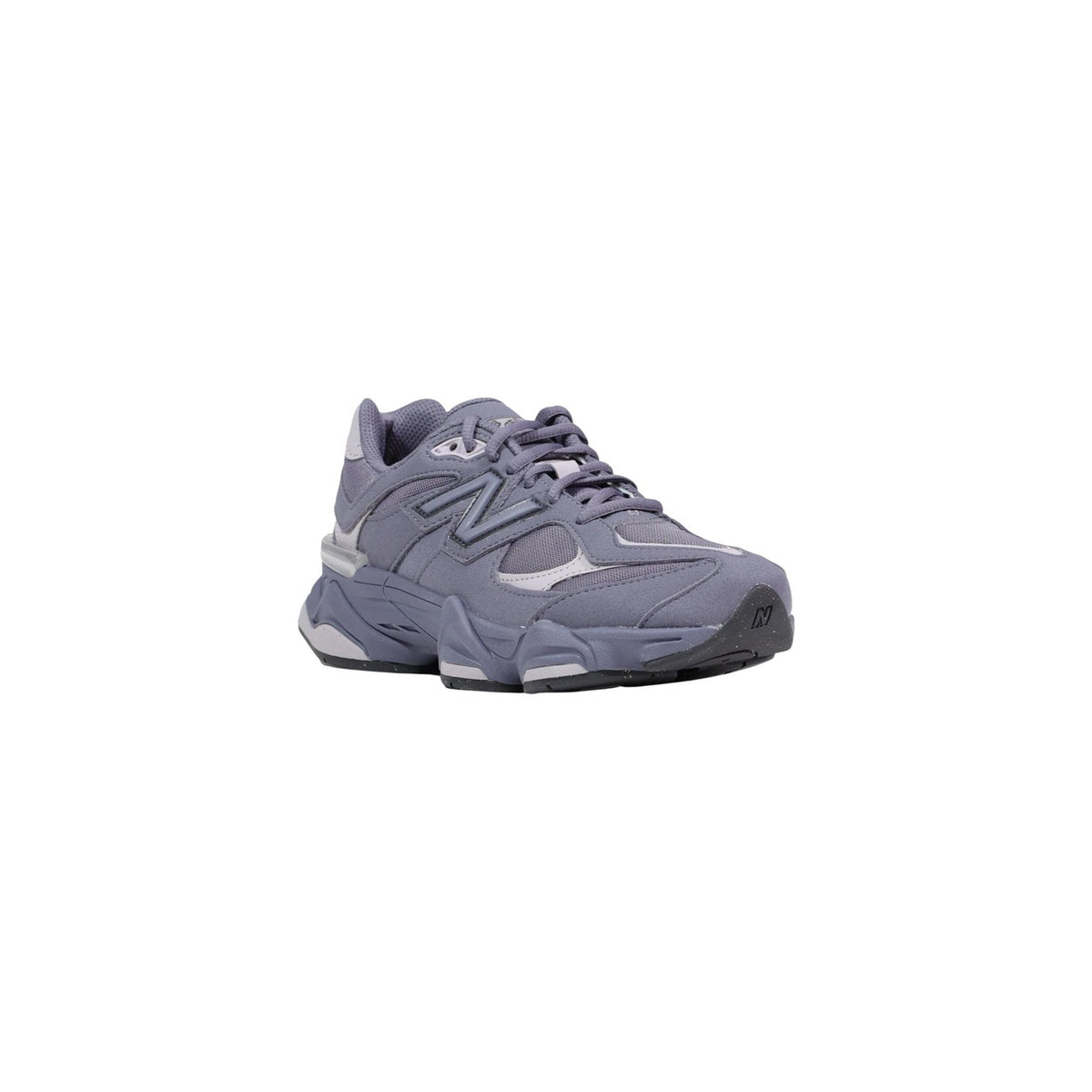 Image 2 : Baskets New Balance 9060 femme violet gris détail tige suédée et mesh — Delvale