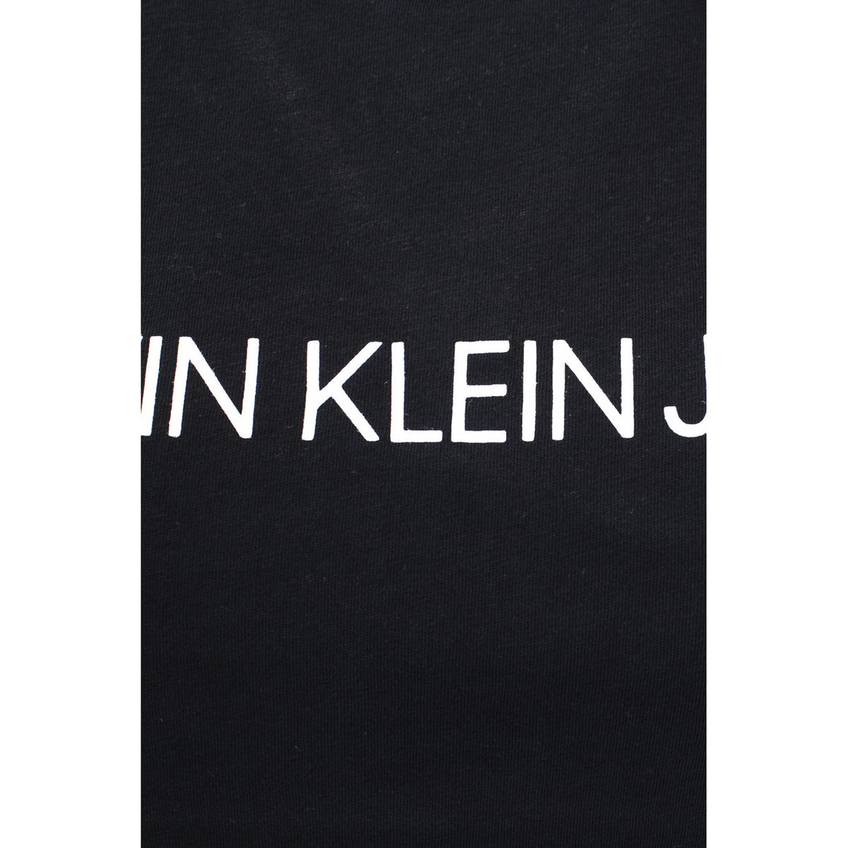 Image 3 : Détail impression logo Calvin Klein Jeans sur t-shirt femme noir — delvale