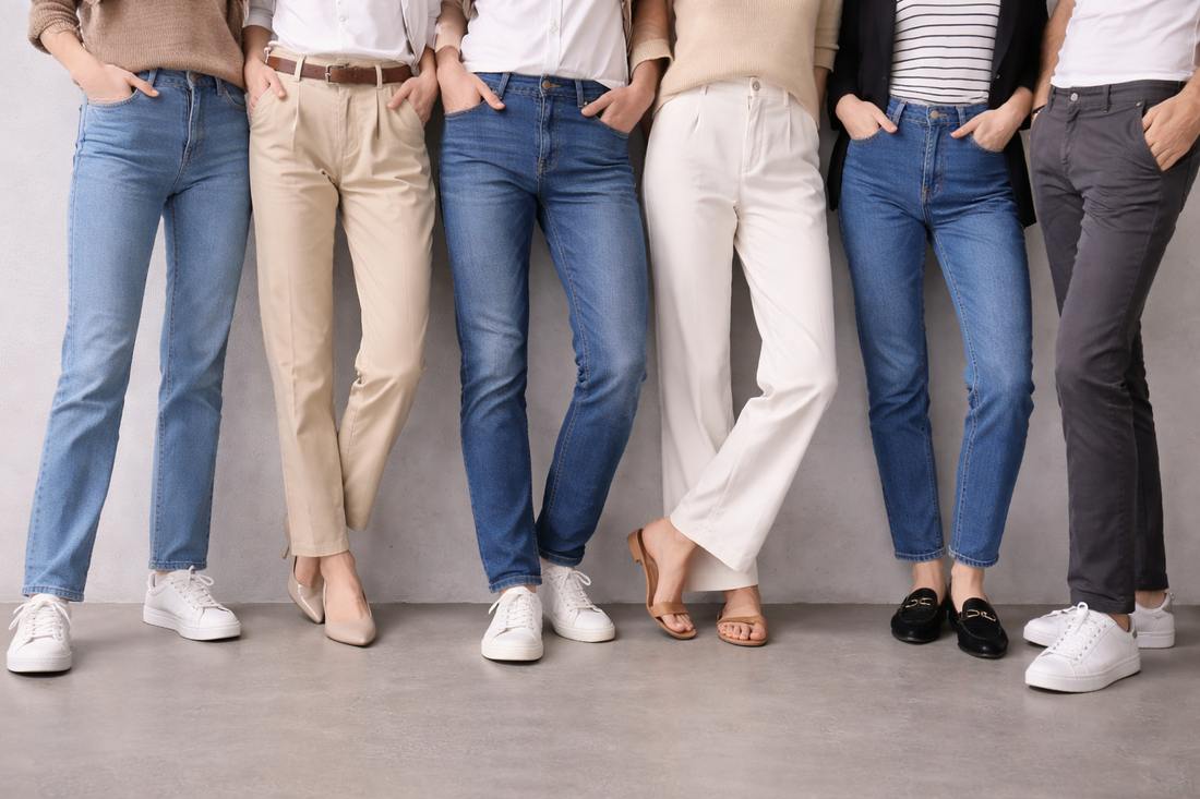 Pantalons & jeans : trouver la coupe idéale