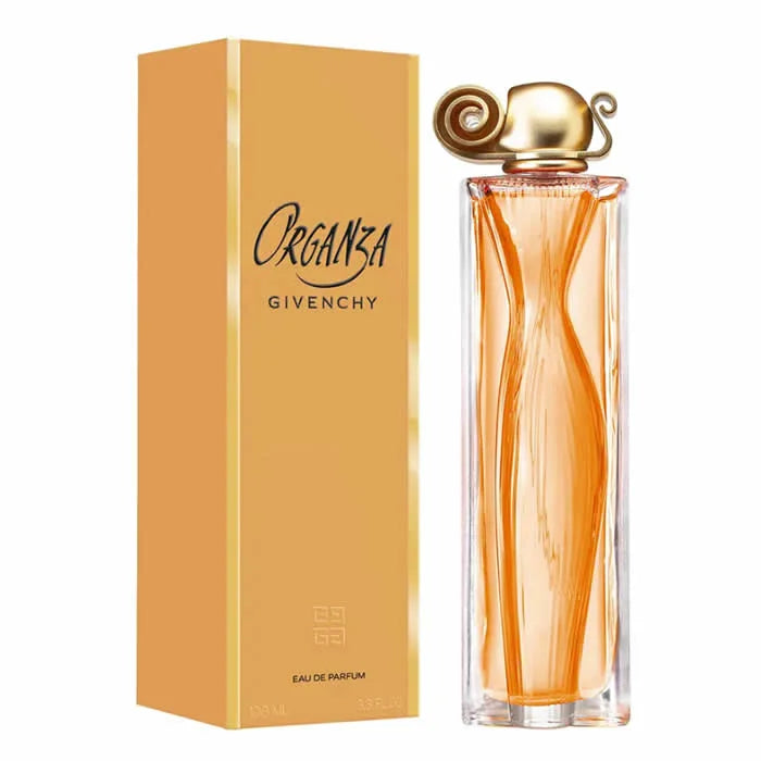 Image 1 : Flacon Givenchy Organza Eau de Parfum 100ml avec packaging élégant — Delvale