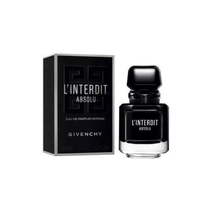 Image 1 : Flacon Givenchy L'Interdit Absolu EDP Intense parfum unisexe floral boisé ambré — Delvale