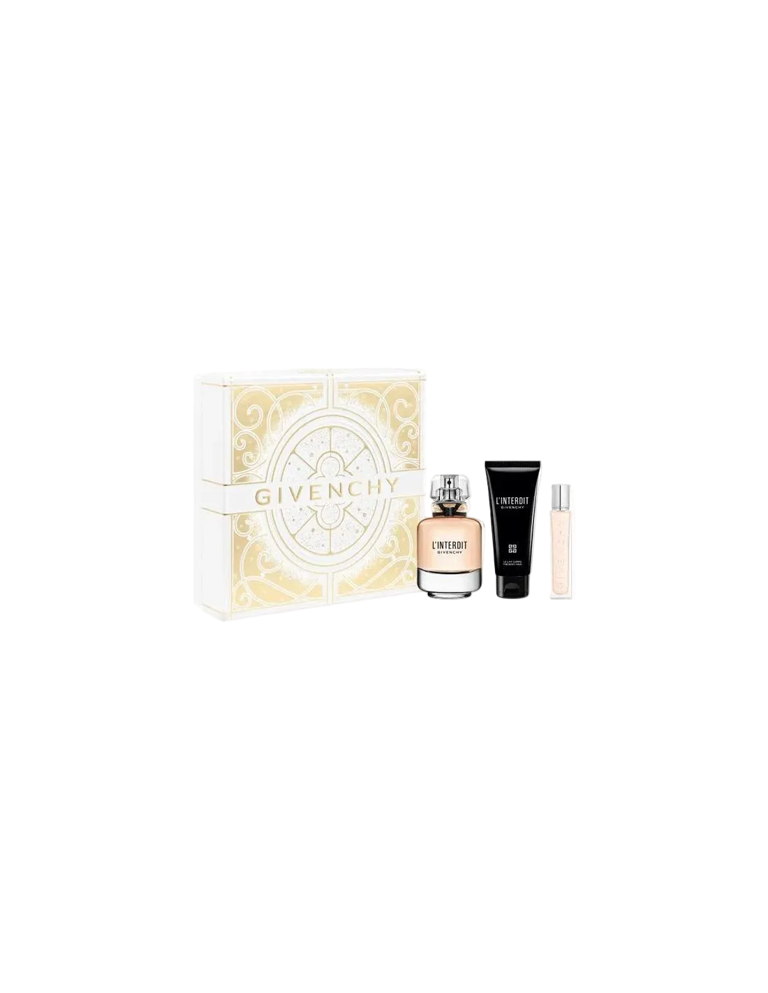 Image 1 : Coffret Givenchy L'Interdit parfum femme EDP 80ml avec packaging luxueux — Delvale
