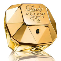 Image 1 : Parfum Lady Million Paco Rabanne femme eau de parfum 80ml flacon diamant doré — Delvale