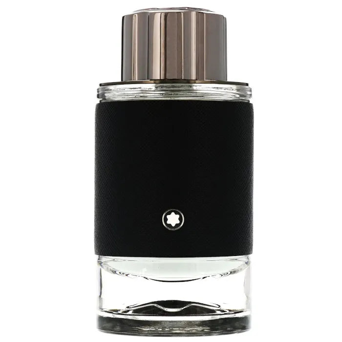 Montblanc Explorer Eau de Parfum homme 100ml flacon cuir noir bouchon bronze — Delvale
