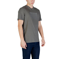 Image 3 : T-shirt vert Armani Exchange homme vue de dos coupe moderne — Delvale