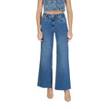 Liu Jo Jean Wide Leg Dames Denim Blauw Hoge Taille