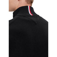 Image 5 : Détail matière et finitions du pull homme Tommy Hilfiger noir — Delvale