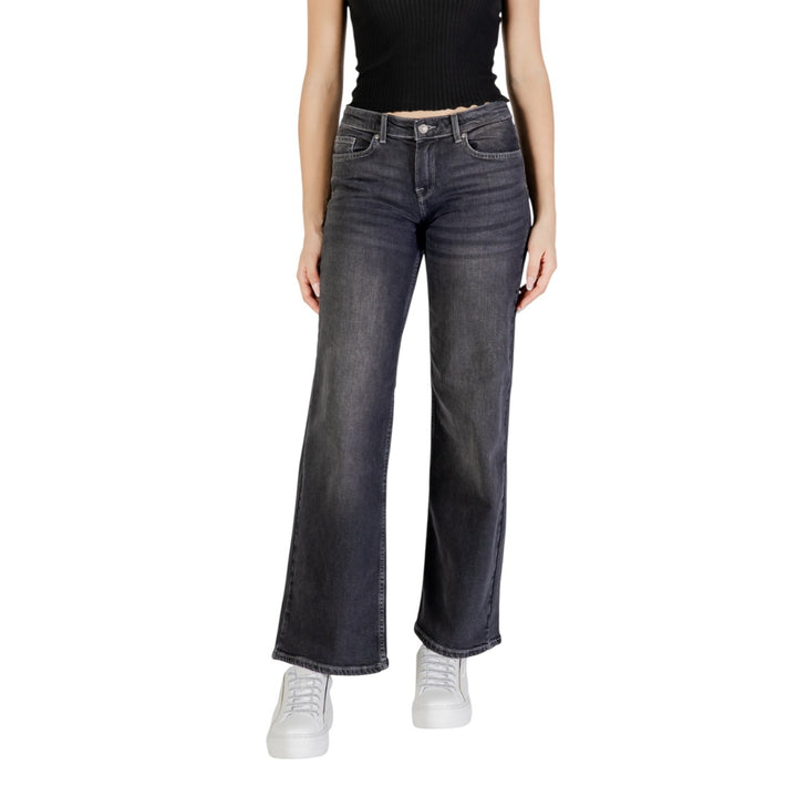 Image 1 : Jean femme Only noir coupe moderne avec fermeture zip — Delvale