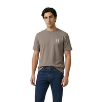Image 6 : T-shirt Armani Exchange homme noir imprimé, vue d'ensemble du style urbain — Delvale