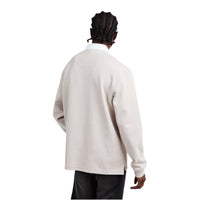Polo Boss homme beige sable manches longues coupe oversize vue dos