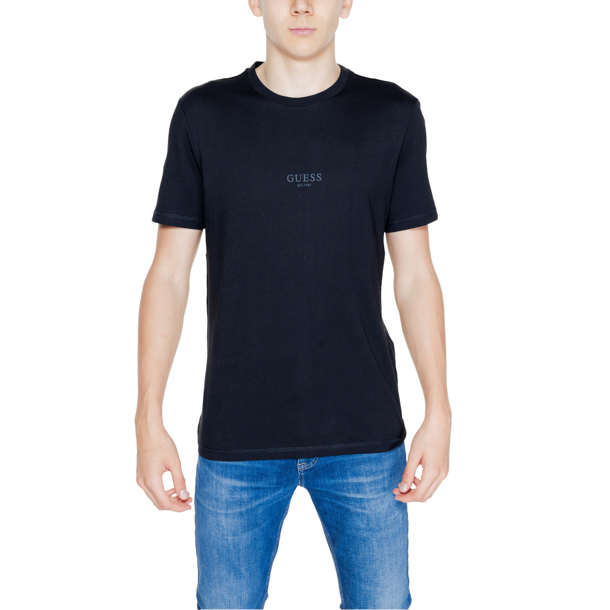 Image 5 : Style casual t-shirt Guess homme blanc élégance décontractée — Delvale